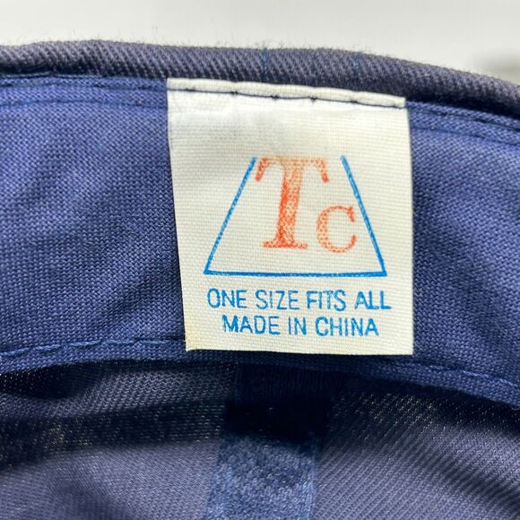 Vintage 90s Glacier Northwest Hat Cap Ready Mix Concrete Snapback 6 Panel Blue - Picture 7 of 8